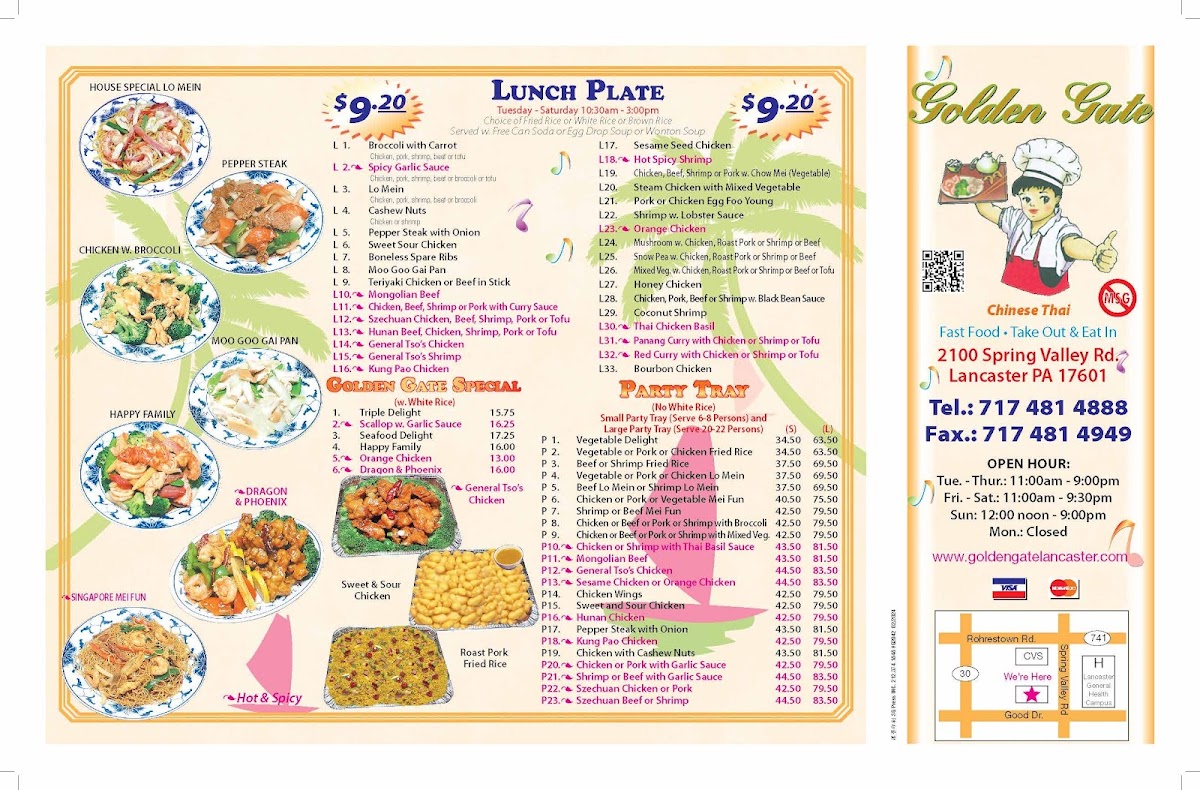 Menu Golden Gate Chinese Restaurant-1